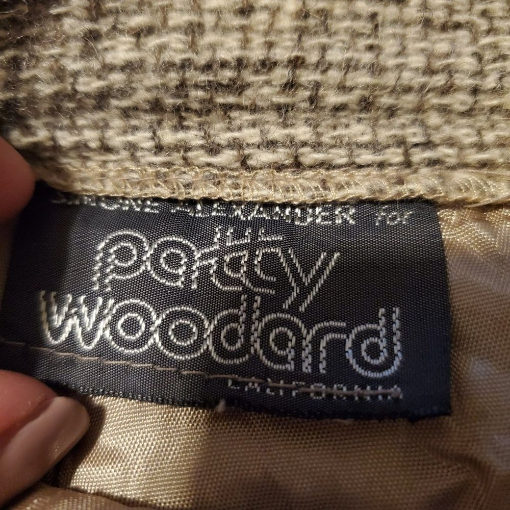Vintage 70s/80s Patty Woodard Tweed High Waist Midi Pencil Skirt Womens 26 Waist - Picture 5 of 8